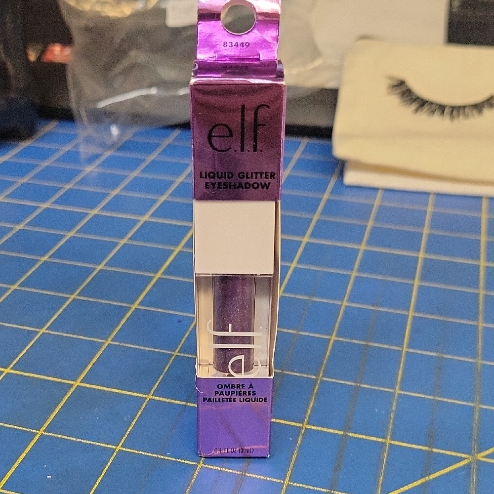 ELF Liquid Glitter Eyeshadow - Purple Reign 3ml New in Box